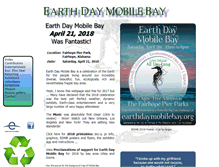 Tablet Screenshot of earthdaymobilebay.org
